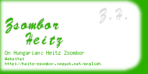 zsombor heitz business card